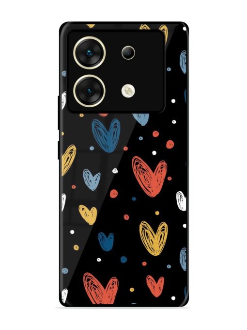 Happy Valentines Day Glossy Metal TPU Phone Cover for Infinix Zero 30 (5G)