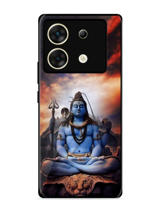 Jai Jai Shiv Glossy Metal Phone Cover for Infinix Zero 30 (5G) Zapvi