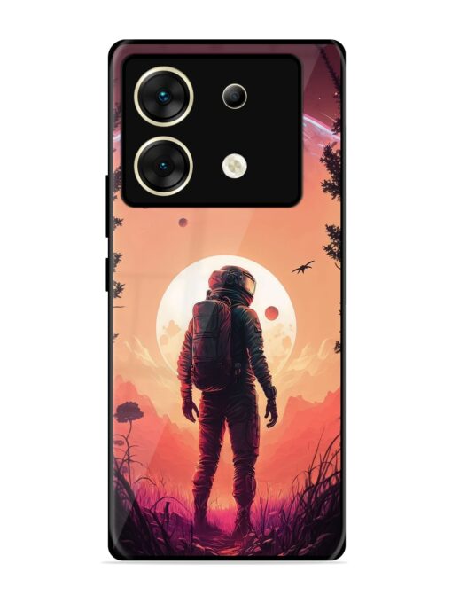 Red Sky At Morning Glossy Metal Phone Cover for Infinix Zero 30 (5G) Zapvi