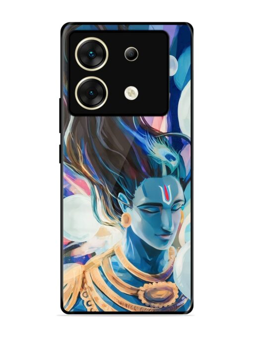 Bhagwan Sri Krishna Glossy Metal Phone Cover for Infinix Zero 30 (5G)