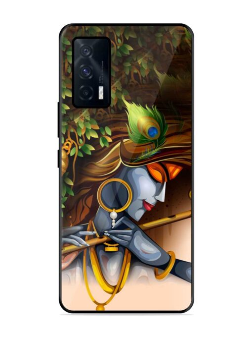 Krishna Glossy Metal Phone Cover for Iqoo 7 (5G) Zapvi