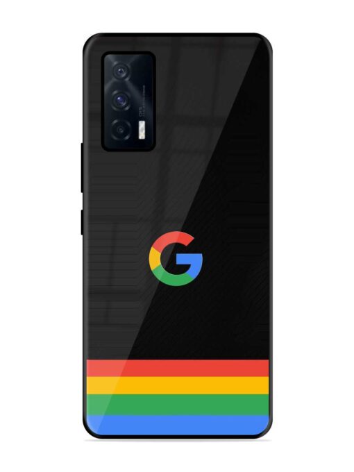 Google Logo Art Glossy Metal Phone Cover for Iqoo 7 (5G) Zapvi