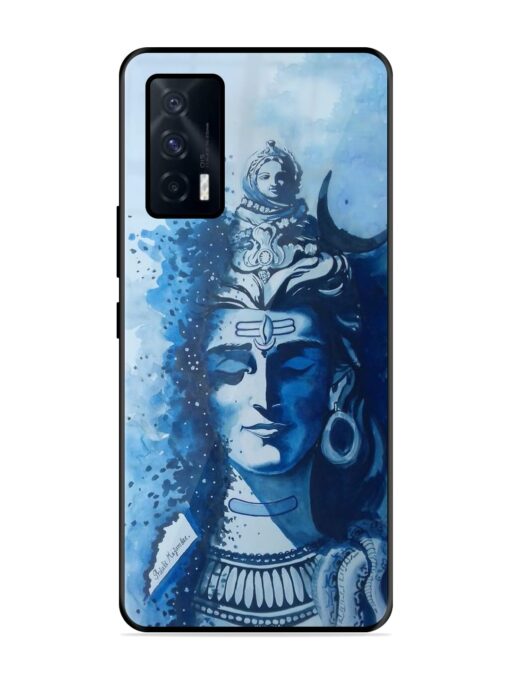 Shiv Art Glossy Metal Phone Cover for Iqoo 7 (5G)