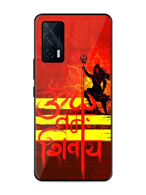 Illustration Lord Shiva Glossy Metal TPU Phone Cover for Iqoo 7 (5G) Zapvi