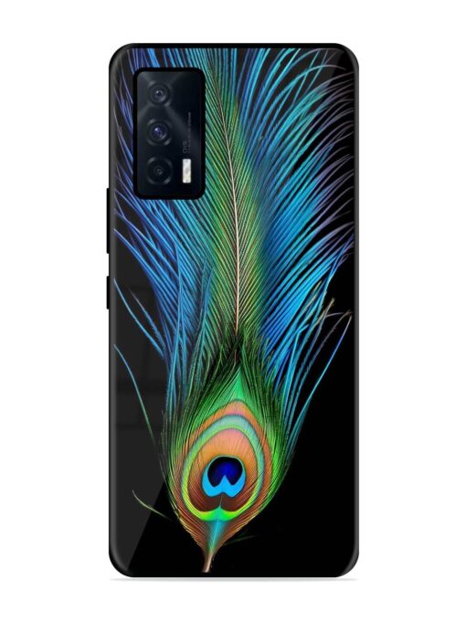 Peacock Feather Glossy Metal TPU Phone Cover for Iqoo 7 (5G)