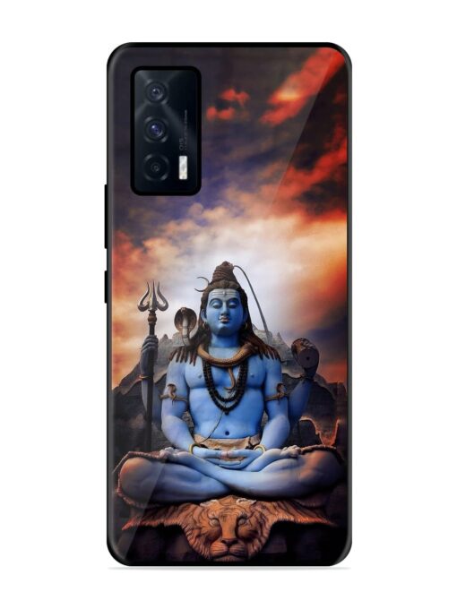 Jai Jai Shiv Glossy Metal Phone Cover for Iqoo 7 (5G)