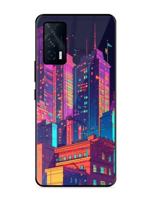 City View Glossy Metal Phone Cover for Iqoo 7 (5G) Zapvi