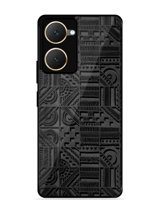 Seamless Pattern Glossy Metal Phone Cover for Iqoo Z9 Lite (5G) Zapvi