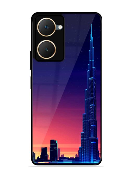 Burj Khalifa Abstract Glossy Metal Phone Cover for Iqoo Z9 Lite (5G)