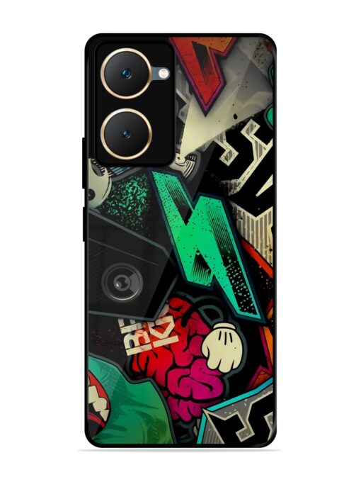 Graffiti Art Glossy Metal Phone Cover for Iqoo Z9 Lite (5G) Zapvi