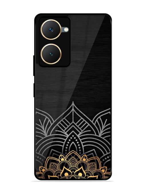 Decorative Golden Pattern Glossy Metal Phone Cover for Iqoo Z9 Lite (5G)