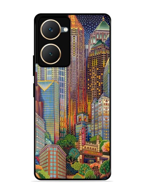 Cityscapes Art Glossy Metal Phone Cover for Iqoo Z9 Lite (5G) Zapvi