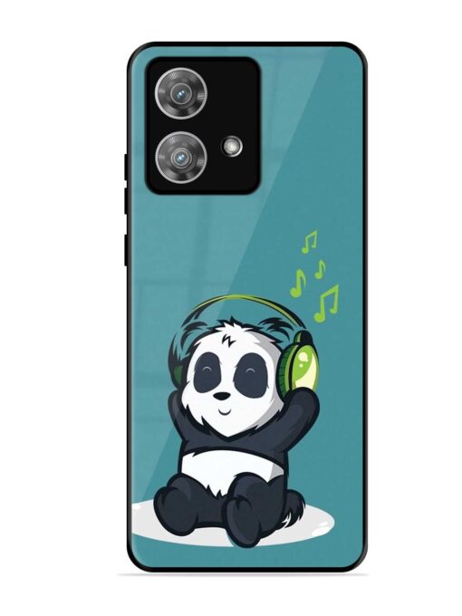 Music Panda Glossy Metal Phone Cover for Motorola Moto Edge 40 Neo Zapvi