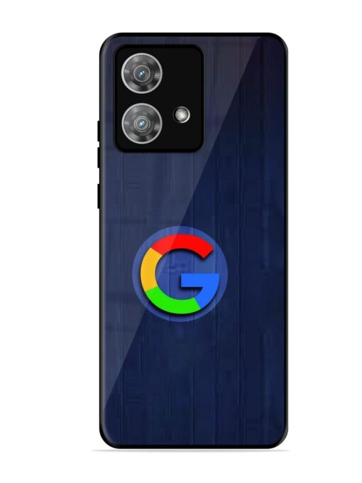 Google Logo Printed Glossy Metal TPU Phone Cover for Motorola Moto Edge 40 Neo Zapvi