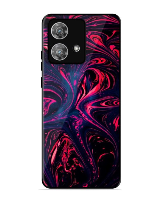 Abstract Background Glossy Metal Phone Cover for Motorola Moto Edge 40 Neo Zapvi