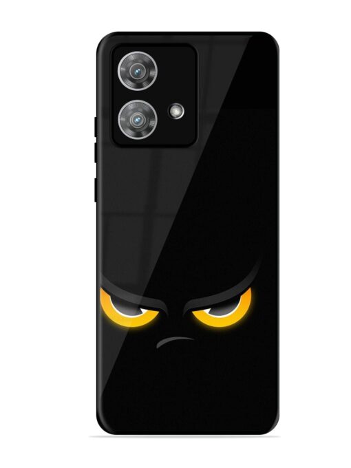 Scary Yellow Eye Glossy Metal TPU Phone Cover for Motorola Moto Edge 40 Neo Zapvi