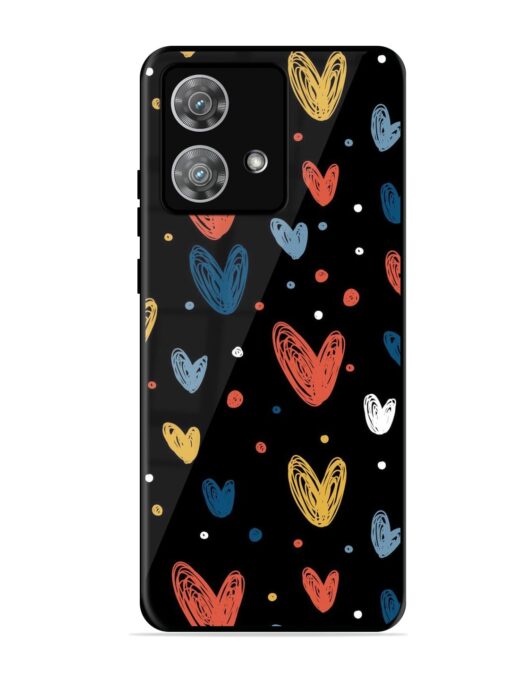 Happy Valentines Day Glossy Metal TPU Phone Cover for Motorola Moto Edge 40 Neo Zapvi