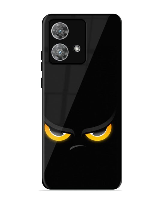 Cartoon Eye Glossy Metal Phone Cover for Motorola Moto Edge 40 Neo Zapvi