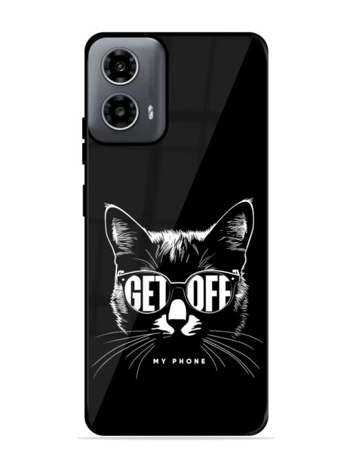 Get Off Glossy Metal TPU Phone Cover for Motorola Moto G54 (5G) Zapvi