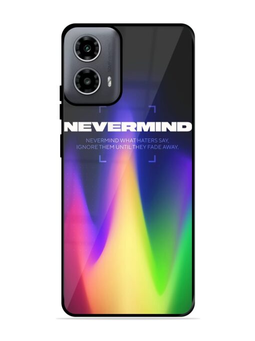 Nevermind Glossy Metal Phone Cover for Motorola Moto G54 (5G) Zapvi