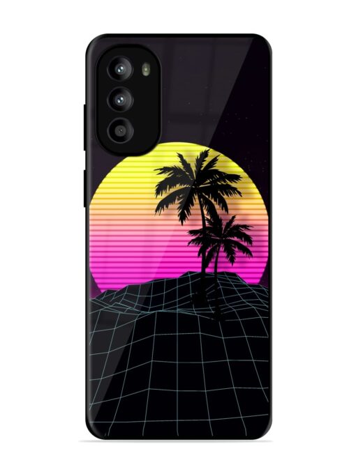 Coconut Vector Glossy Metal Phone Cover for Motorola Moto G62 (5G) Zapvi