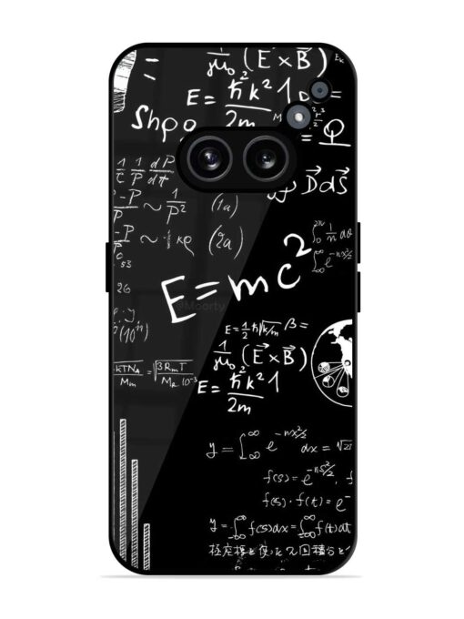 E=Mc2 Mass?Energy Equivalence Glossy Metal Phone Cover for Nothing Phone 2A