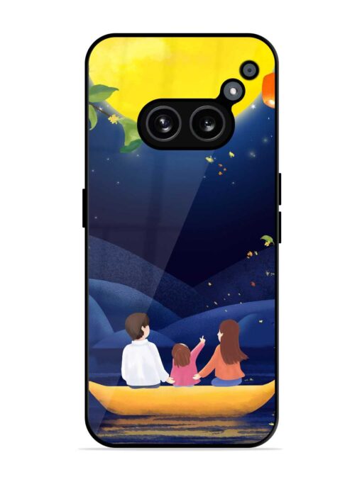 Happy Family And Beautiful View Glossy Metal Phone Cover for Nothing Phone 2A