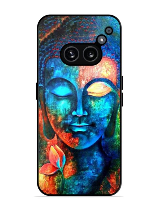 Buddha Painting Glossy Metal Phone Cover for Nothing Phone 2A Zapvi