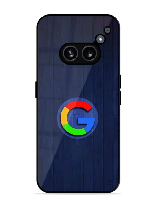 Google Logo Printed Glossy Metal TPU Phone Cover for Nothing Phone 2A Zapvi