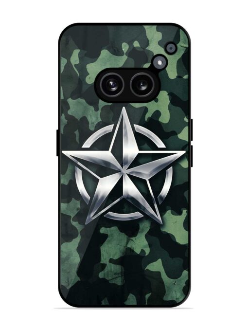 Indian Army Star Design Glossy Metal Phone Cover for Nothing Phone 2A