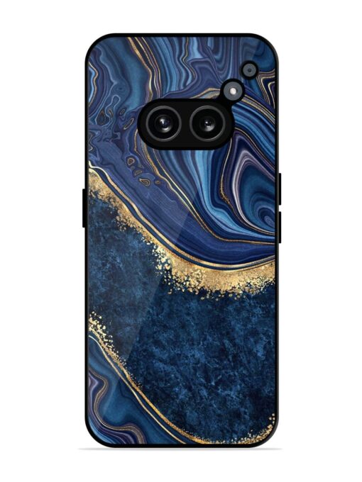 Abstract Background Blue Glossy Metal TPU Phone Cover for Nothing Phone 2A Zapvi