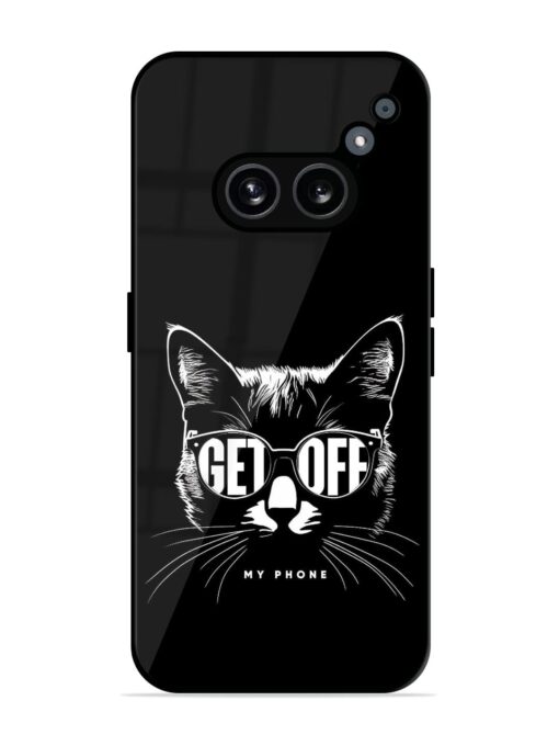 Get Off Glossy Metal TPU Phone Cover for Nothing Phone 2A Zapvi