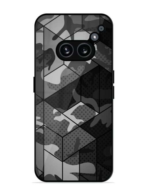 Hexagonal Pattern Glossy Metal Phone Cover for Nothing Phone 2A