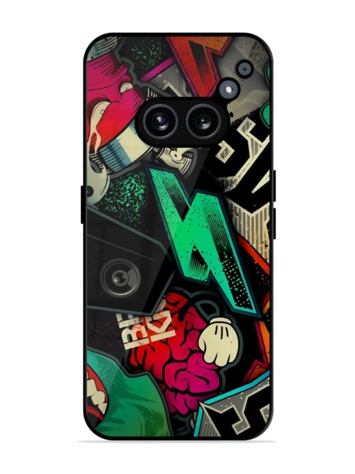 Graffiti Art Glossy Metal Phone Cover for Nothing Phone 2A