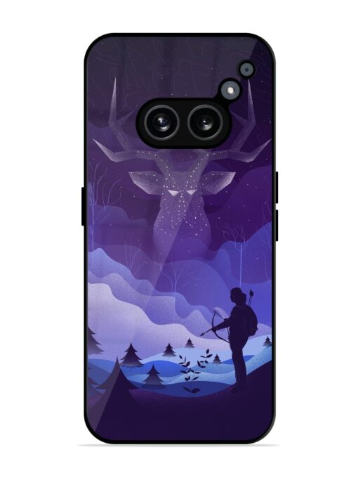 Deer Forest River Glossy Metal Phone Cover for Nothing Phone 2A Zapvi