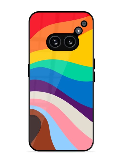 Minimal Pride Art Glossy Metal Phone Cover for Nothing Phone 2A