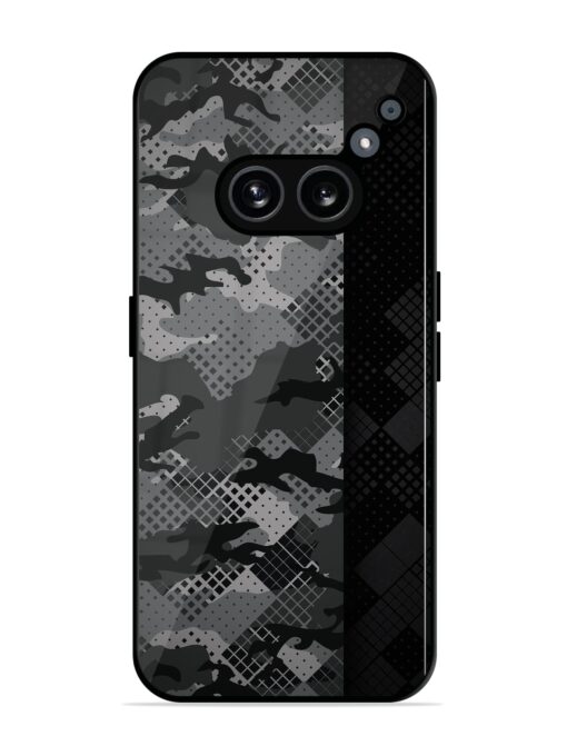 Dark Camouflage Glossy Metal Phone Cover for Nothing Phone 2A