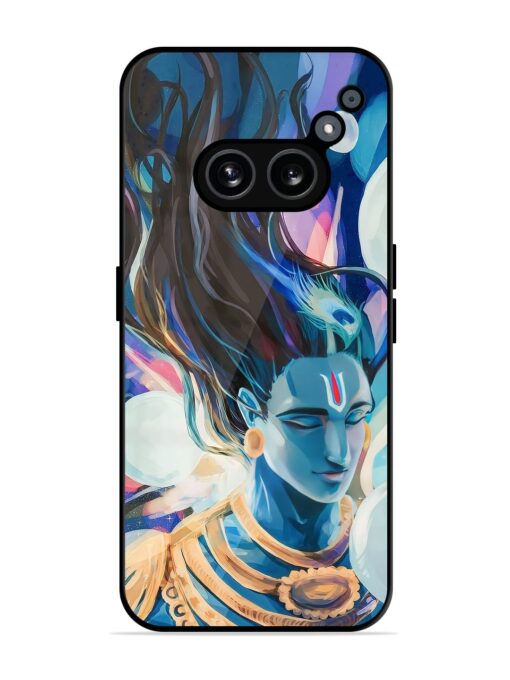 Bhagwan Sri Krishna Glossy Metal Phone Cover for Nothing Phone 2A Zapvi