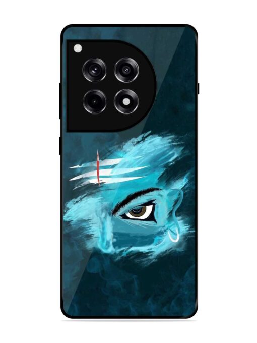 Lord Shiva Glossy Metal Phone Cover for Oneplus 12R (5G) Zapvi