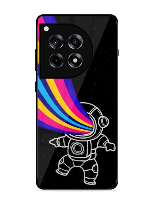 Astronaut Glossy Metal TPU Phone Cover for Oneplus 12R (5G) Zapvi