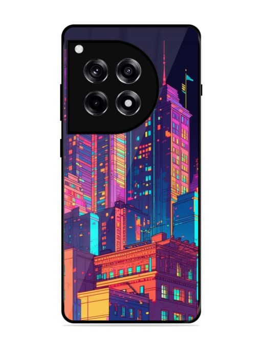 City View Glossy Metal Phone Cover for Oneplus 12R (5G) Zapvi