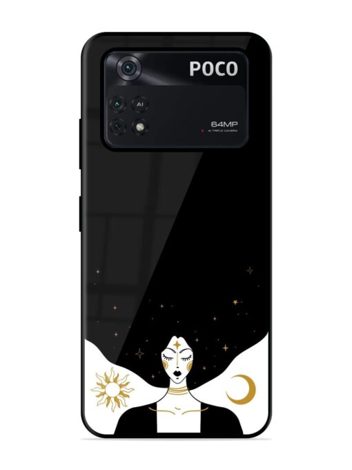 Mystical Vector Vintage Glossy Metal TPU Phone Cover for Poco M4 Pro (4G)