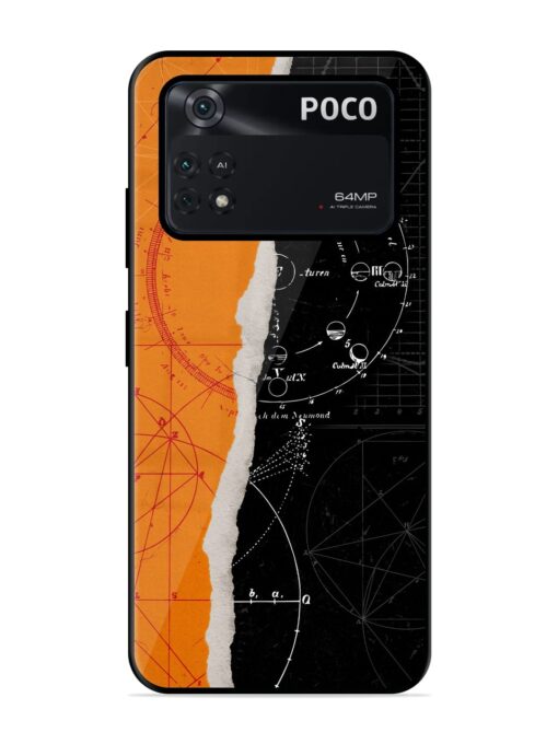 Planning Zoning Glossy Metal Phone Cover for Poco M4 Pro (4G)