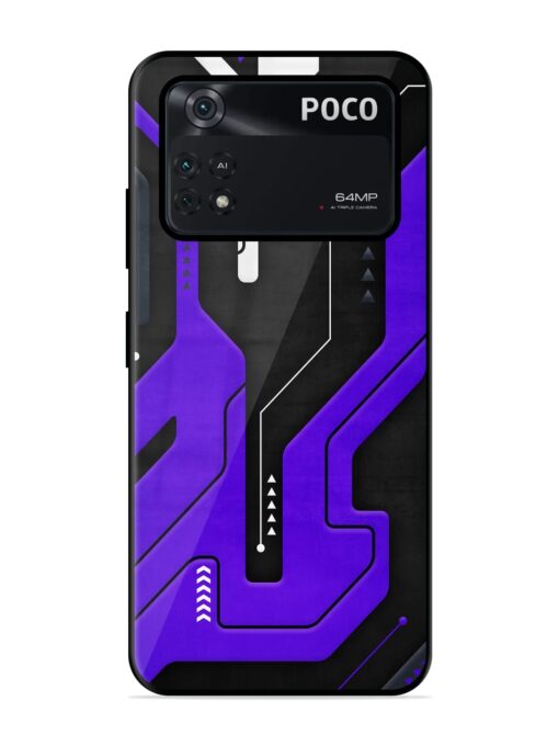 Dreamwalker N Art Glossy Metal Phone Cover for Poco M4 Pro (4G)