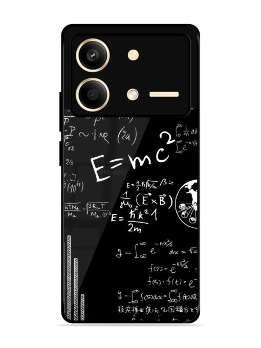 E=Mc2 Mass?Energy Equivalence Glossy Metal Phone Cover for Poco X6 Neo (5G)