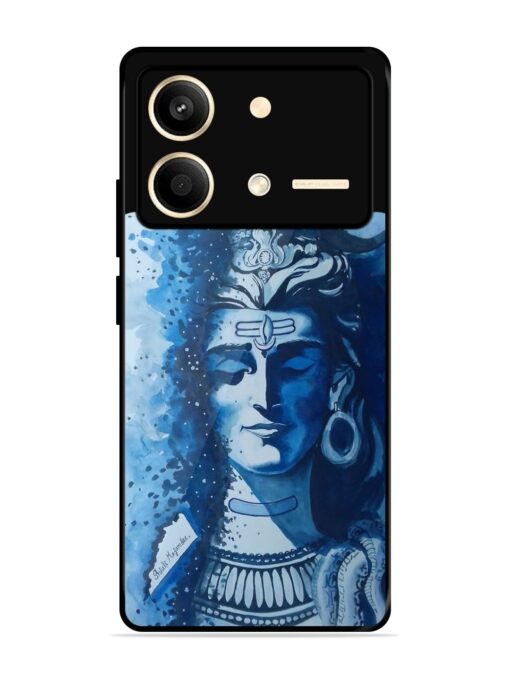 Shiv Art Glossy Metal Phone Cover for Poco X6 Neo (5G)