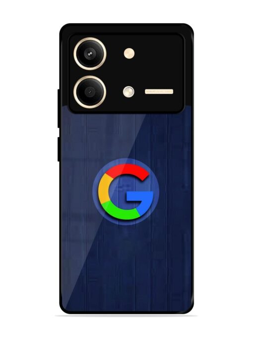 Google Logo Printed Glossy Metal TPU Phone Cover for Poco X6 Neo (5G)