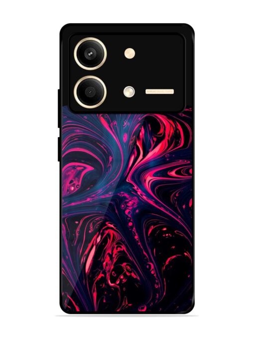 Abstract Background Glossy Metal Phone Cover for Poco X6 Neo (5G) Zapvi