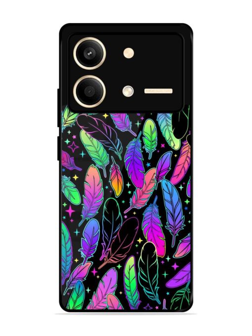 Bright Multi Colored Seamless Glossy Metal Phone Cover for Poco X6 Neo (5G)