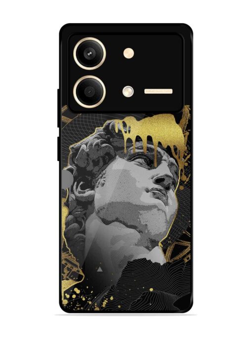 Roman Face Glossy Metal Phone Cover for Poco X6 Neo (5G) Zapvi